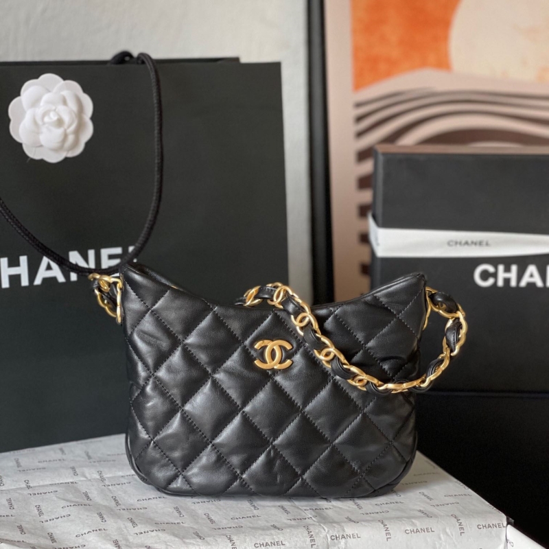 Ch*el top handle bags